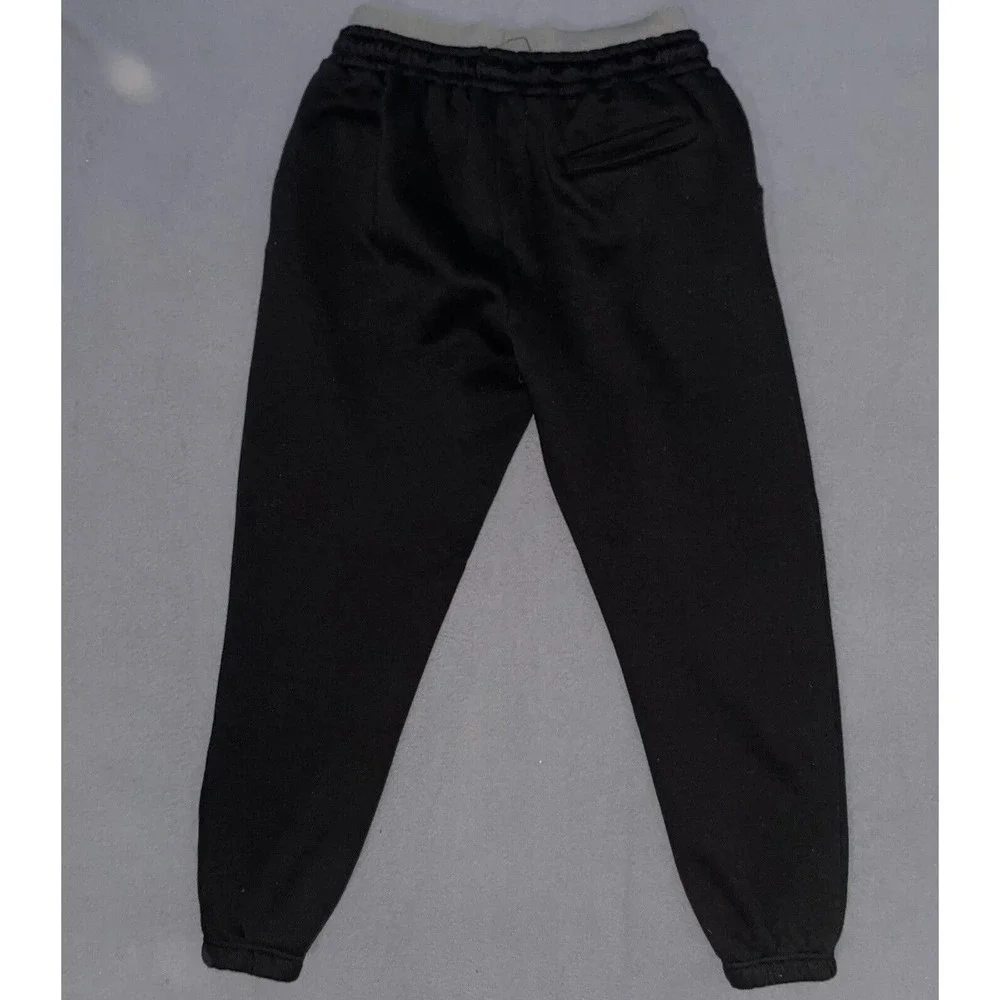 Boohoo Man Official Tapered‎ Sweatpants Black Tracksuit Trousers Large